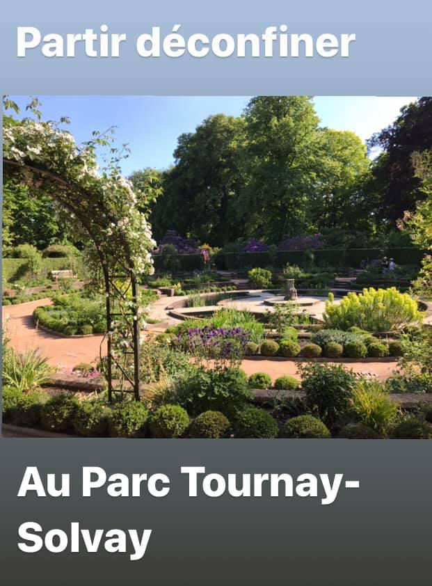 Illustration du poème Au parc