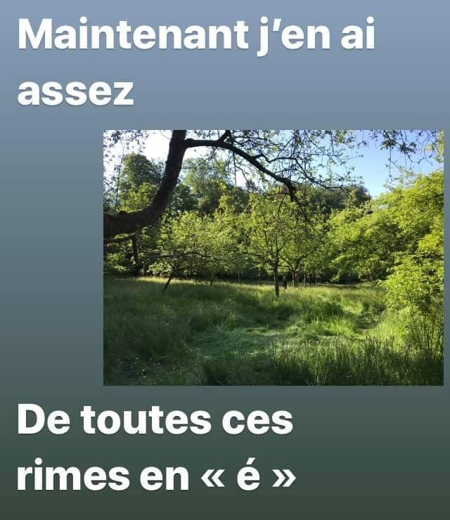Seconde illustration du poème Au parc