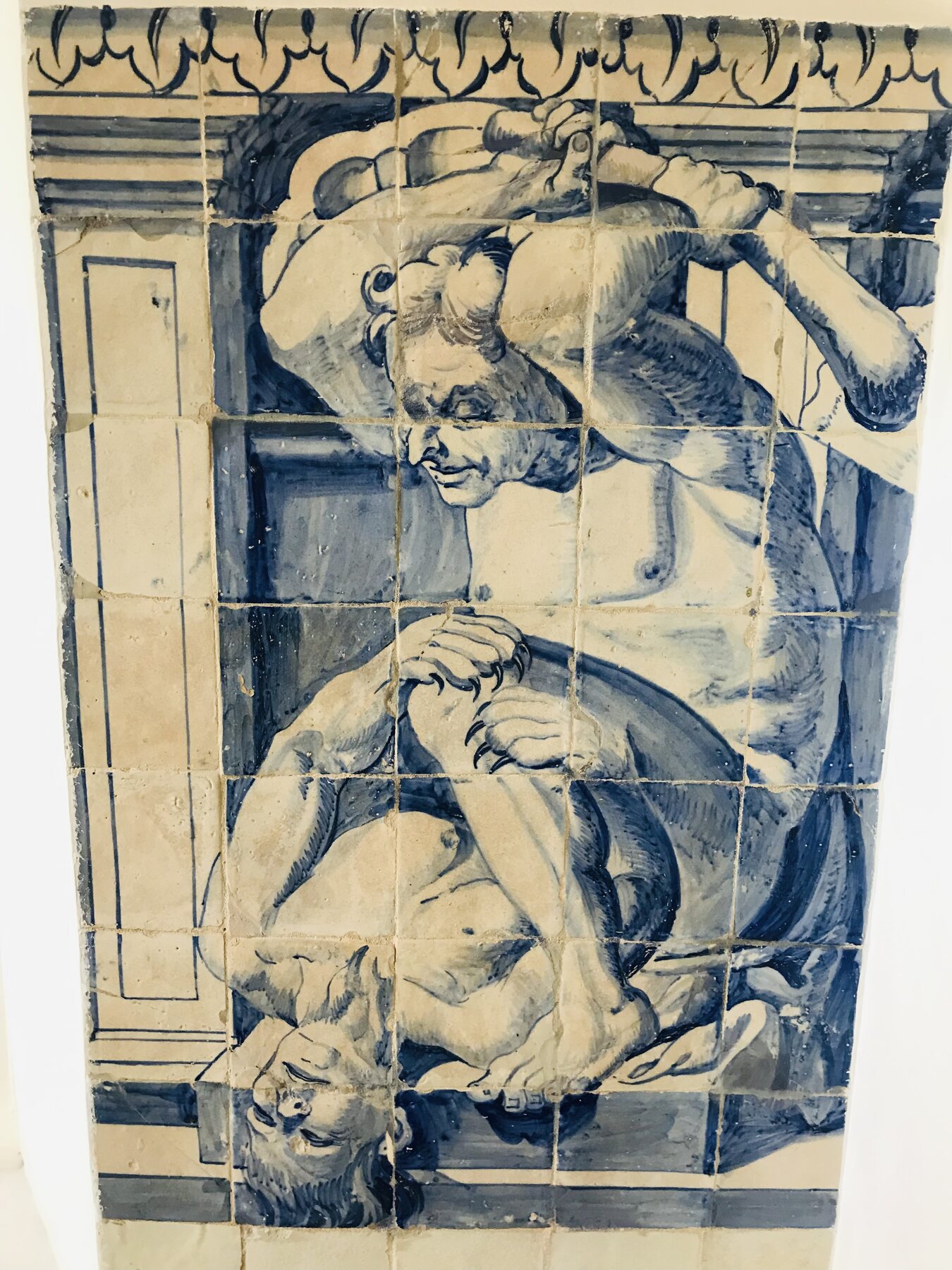 Illustration du poème Azulejos