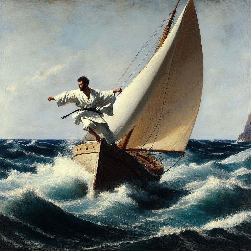 Illustration du poème Le voyage