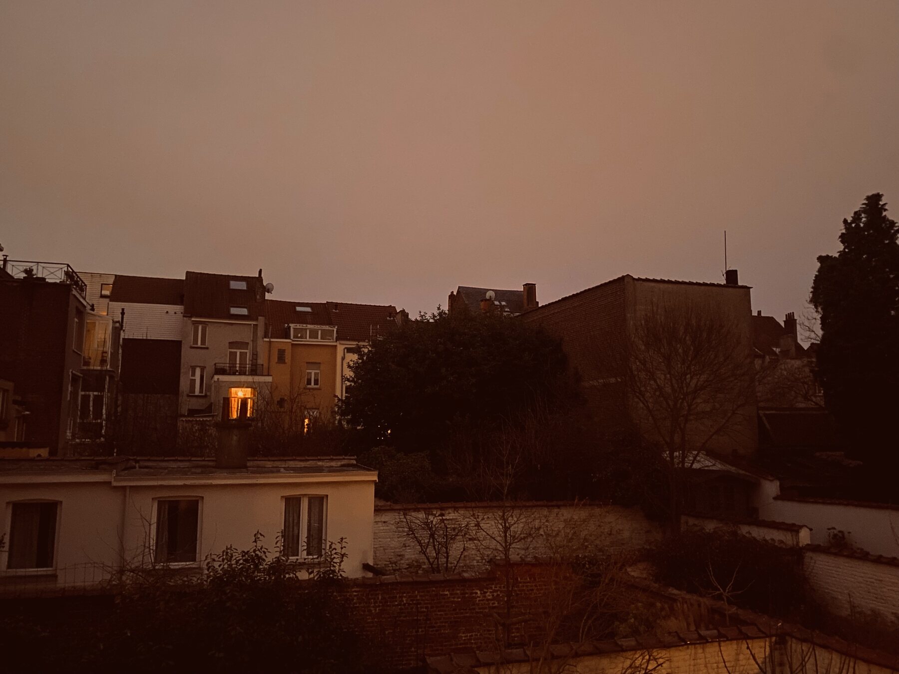 Illustration du poème Un soir sans karaté (Le cocon)
